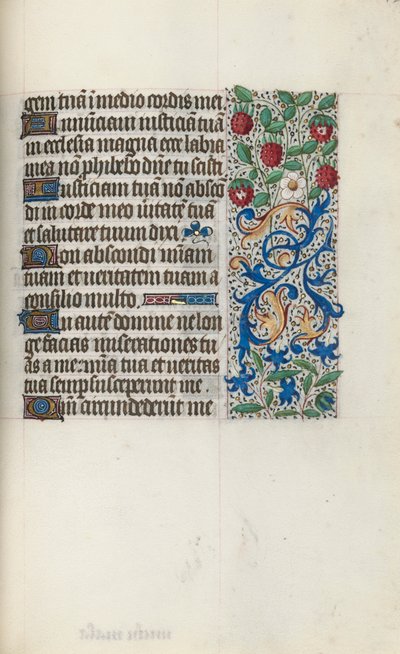Stundenbuch Gebrauch von Rouen: fol. 126r, ca. 1470 von Master of the Geneva Latini