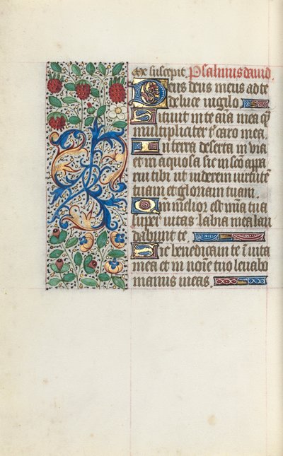 Stundenbuch Gebrauch von Rouen: fol. 137v von Master of the Geneva Latini