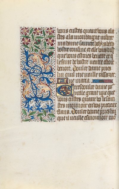 Stundenbuch Gebrauch von Rouen: fol. 147v, ca. 1470 von Master of the Geneva Latini