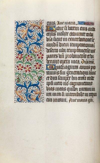 Stundenbuch Gebrauch von Rouen: fol. 29v, ca. 1470 von Master of the Geneva Latini