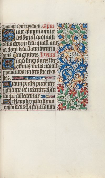 Stundenbuch Gebrauch von Rouen: fol. 78r, um 1470 von Master of the Geneva Latini