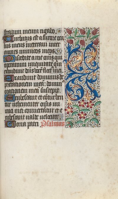 Stundenbuch Gebrauch von Rouen: fol. 81r, um 1470 von Master of the Geneva Latini