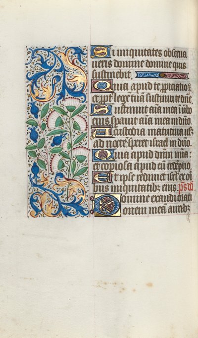 Stundenbuch Gebrauch von Rouen: fol. 90v, ca. 1470 von Master of the Geneva Latini