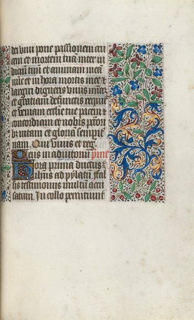 Stundenbuch Gebrauch von Rouen: fol. 97r, ca. 1470 von Master of the Geneva Latini