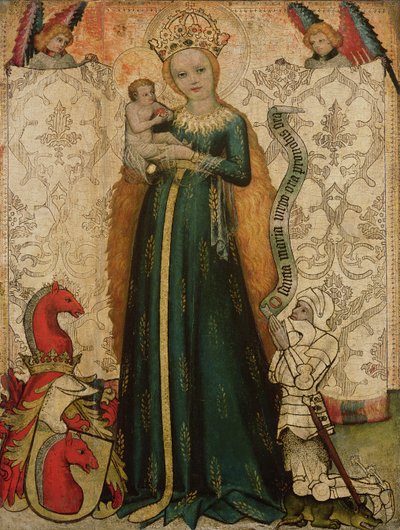Madonna und Kind mit Ähren, 1440-50 von Master of the Hallein Altarpiece