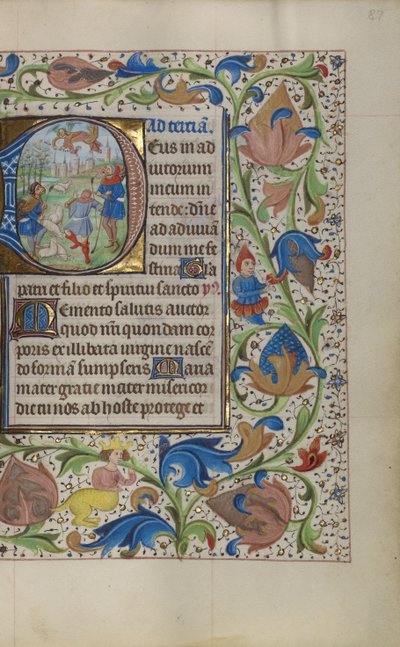 Initiale D: Die Verkündigung an die Hirten von Master of the Lee Hours