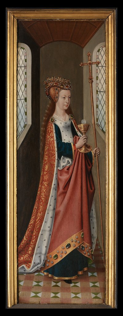 Allegorische Figur der Kirche, aus der Legende der Heiligen Ursula von Master of the Legend of St. Ursula