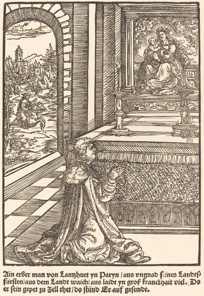 Ein ehrbarer Mann von Lanshuet... von Master of the Miracles of Mariazell