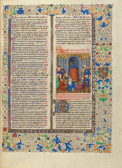 Teufel predigen von Master of the Oxford Hours