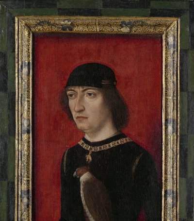Porträt von Engelbert II, Graf von Nassau von Master of the Portraits of Princes