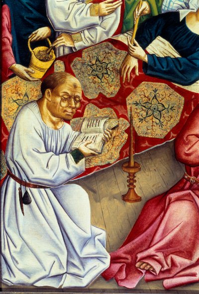 Der Tod der Jungfrau (Detail) von Master of the Rhine