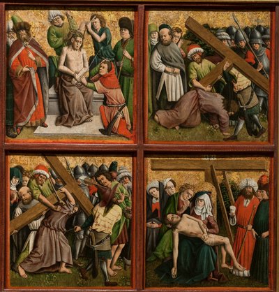 Altarbild mit der Passion Christi, um 1440er Jahre von Master of the Schlägl Altarpiece