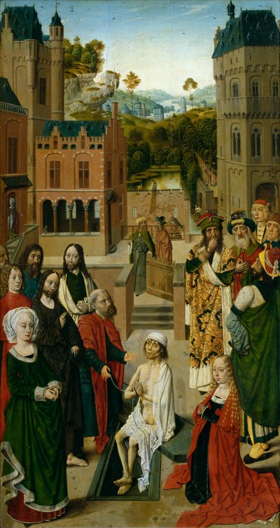 Auferweckung des Lazarus von Master of the Tiburtine Sibyl