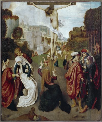 Kreuzigung von Master of the Virgo Inter Virgines