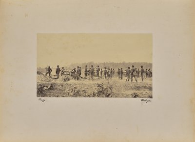 Captain Coopers Batterie - 1 Pennsylvania B. vor P. von Mathew B. Brady