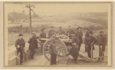 [General Sherman & Stab vor Atlanta, 19. Juli 1864] von Mathew B. Brady