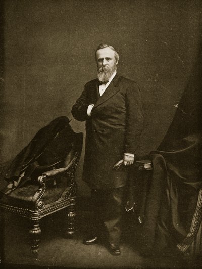 Rutherford B. Hayes vor seiner Amtseinführung als Präsident, 1877 von Mathew B. Brady