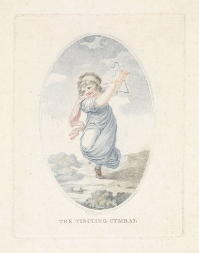 Mädchen mit Triangel von Mathias de Sallieth