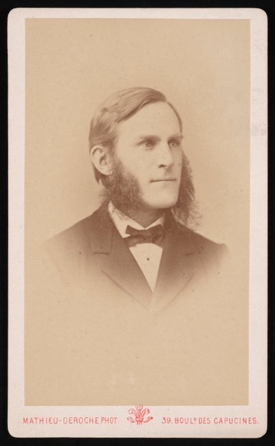 Porträt von Samuel Hubbard Scudder 1837-1911, ca. 1871 von Mathieu Deroche