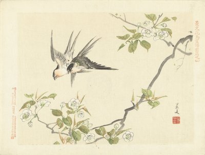 Zwei Schwalben von Matsumura Keibun