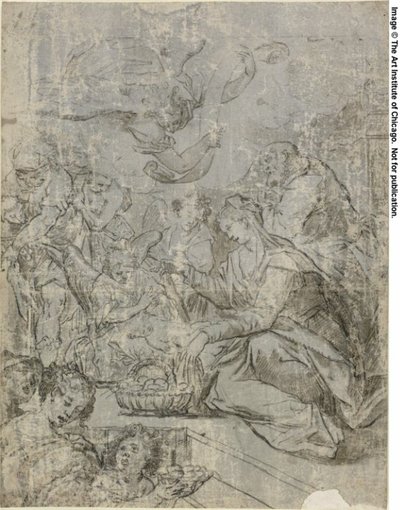 Geburt Christi von Matteo Rosselli