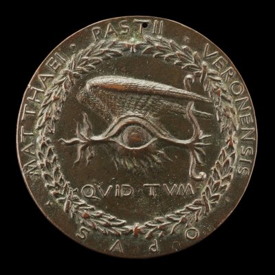 Geflügeltes menschliches Auge (Rückseite), 1446-1450 von Matteo di Andrea de Pasti