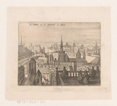 Ansicht von Paris von Matthäus Merian (I)