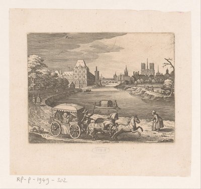 Gezicht te Parijs von Matthäus Merian (I)