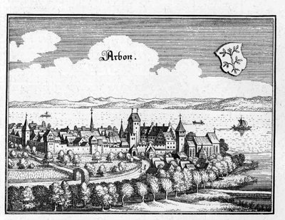 Arbon - Auszug aus Topographia Sueviae (Schwaben) von Matthaus Merian