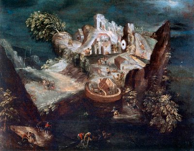 Anthropomorphe Landschaft, ca. 1613-1650 von Matthaus Merian