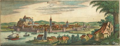 Dubrovnik - Ragusa, Negroponte (beschnitten) von Matthaus Merian
