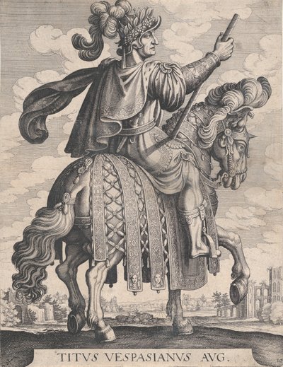 Platte 10: Kaiser Titus zu Pferd, aus 