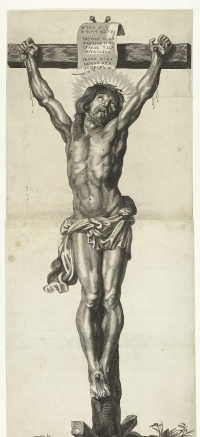 Christus am Kreuz von Mattheus Borrekens