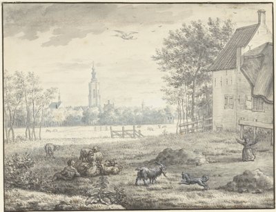 Ansicht von Den Haag von Mattheus Verheyden