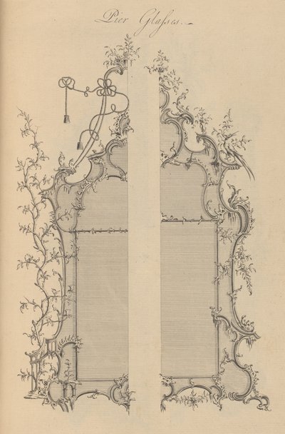 Ein allgemeines System nützlicher und dekorativer Möbel, 1759-1763 von Matthew Darly