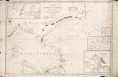 Karte der Bass-Straße von Matthew Flinders von Matthew Flinders