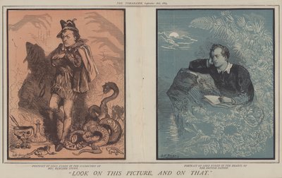 Betrachte dieses Bild und jenes (Farblithografie) von Matthew