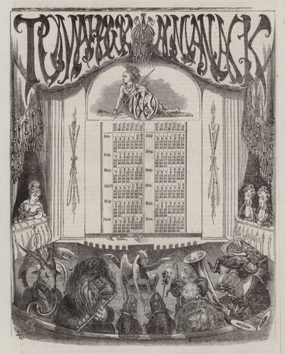 Tomahawk Almanach für 1869 von Matthew