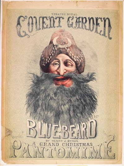 Plakat für ein Weihnachts-Pantomime von 