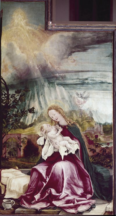 Allegorie der Geburt Christi. Issenheimer Altar (oder Isenheimer) von Matthias (c.1480 1528) Grunewald
