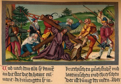 Christus auf dem Weg nach Golgatha, um 1530 von Matthias Gerung