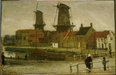 Eine Ecke von Den Haag von Matthijs Maris
