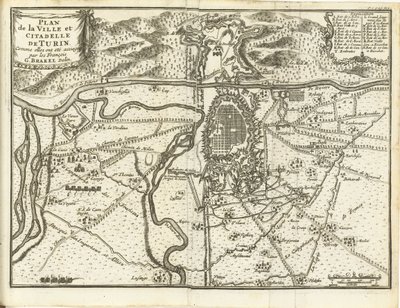 Belagerung von Turin, 1706 von Matthijs Pool (possibly)