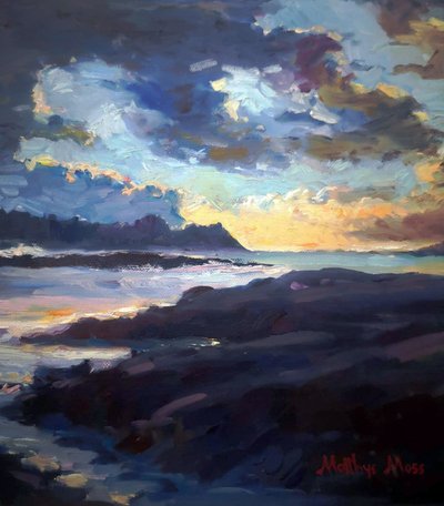 Lebendiger Küsten Sonnenuntergang von Matthys Moss
