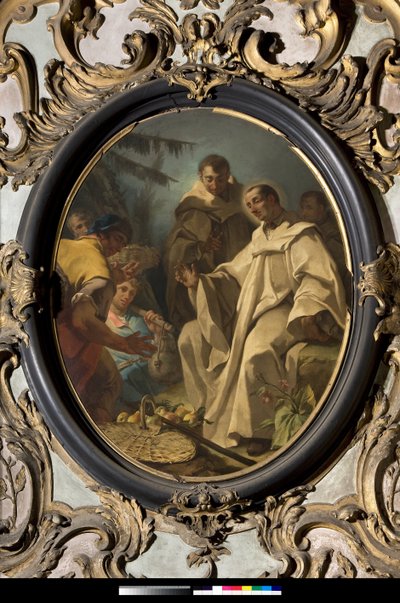 Bernardo Tolomei (1272-1348) segnet die Opfergaben von Mattia Bortoloni