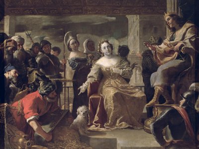 Die Königin von Saba vor Salomo von Mattia Preti