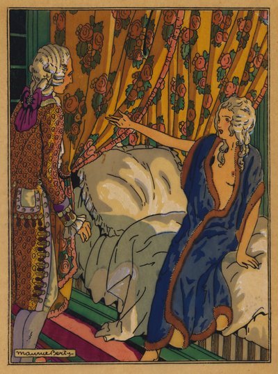 Illustration für Les Liaisons Dangereuses von Choderlos De Laclos von Maurice Berty