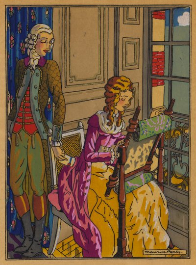 Illustration für Les Liaisons Dangereuses von Choderlos De Laclos von Maurice Berty