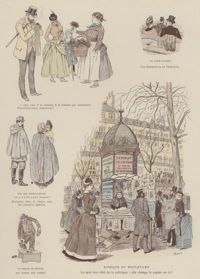 Illustration für Paris Brillant von Maurice Charles Mathieu Bonvoisin