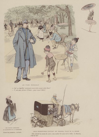 Illustration für Paris Brillant von Maurice Charles Mathieu Bonvoisin